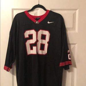 Nike UGA Jersey, #28, Black, XL